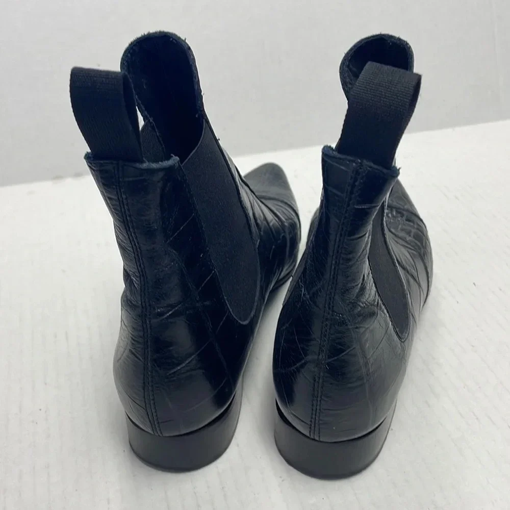 Dondup embossed leather boots